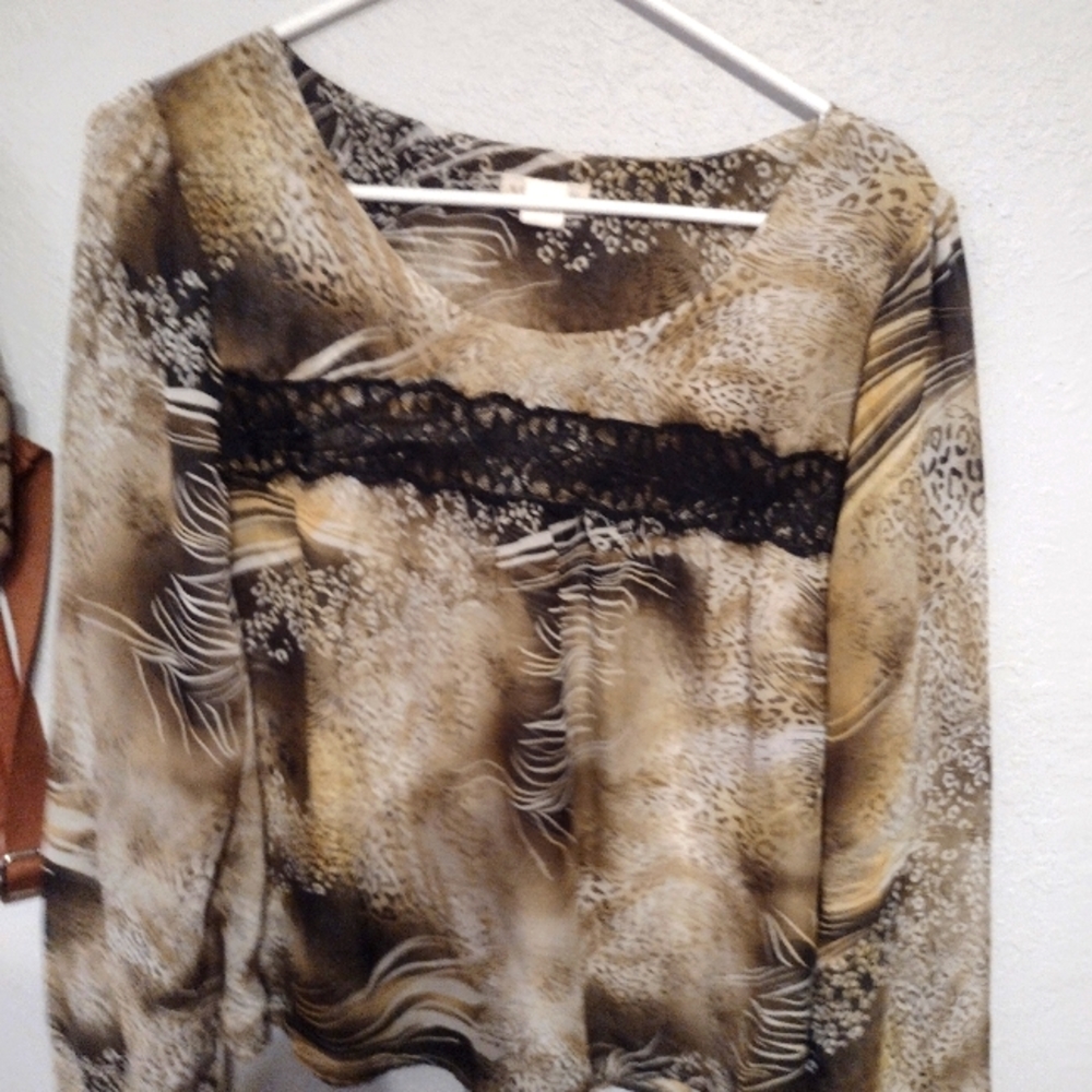 Brown blouse